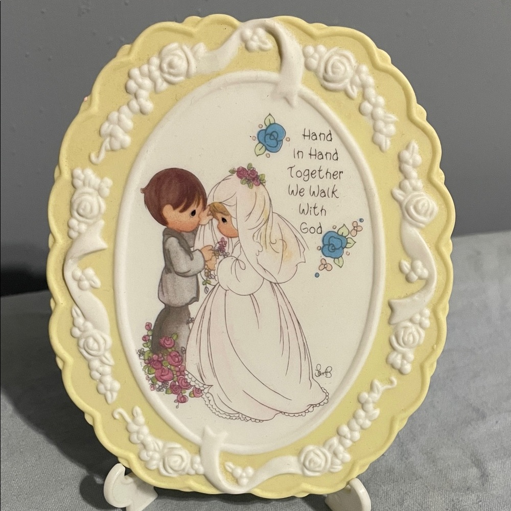 Vintage Precious Moments Wedding plaque